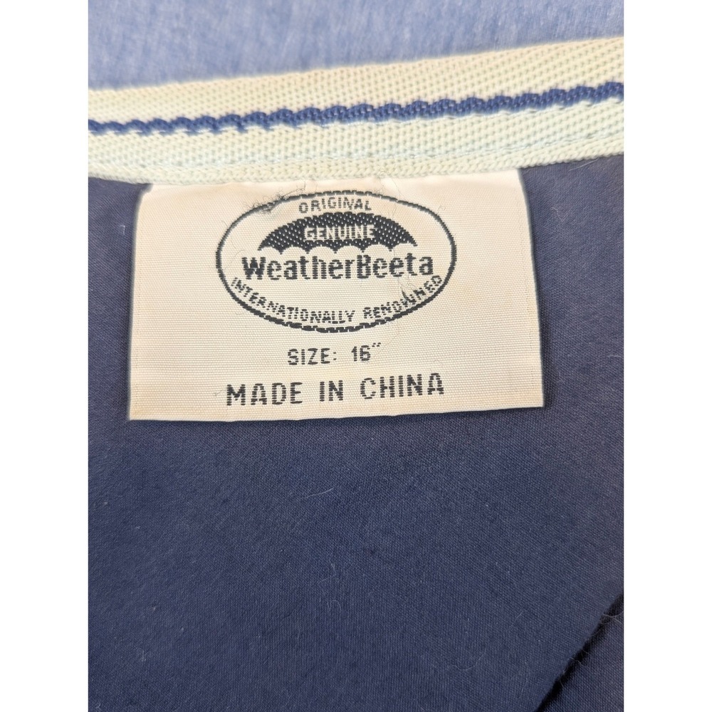 WeatherBeeta Navy Blue Quilted Dog Coat Jacket Reflective 16 Inch Size 16 Medium - Picture 6 of 9